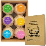 Organic Six-Pack All Natural Handmade Bath Bomb Set