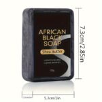 African black soap bar size dimensions 100g