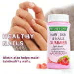 biotin gummies for strong healthy nails supplement