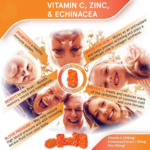 vitamin c gummies orange citrus immune support supplement